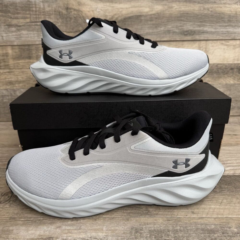 Under Armour Men's Ascend Running Shoes Athletic Sneakers Size 11 Gray Black